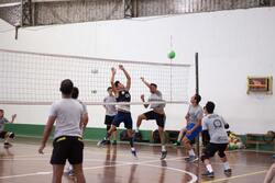 Boys Playing Volleyball