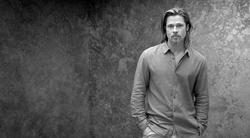 Brad Pitt Casual Look Wallpaper