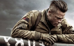 Brad Pitt In Soldier Uniform