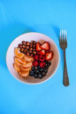 Breakfast Plate of Fruits