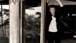 Chris Hemsworth Photoshoot Black And White Pic