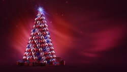 Christmas Tree Ornaments Wallpaper