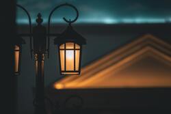 Closeup Look of Street Light 4K View