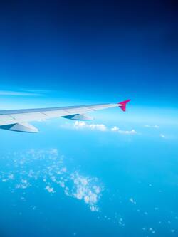 Cloud View From The Window of an Airplane