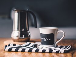 Coffee Drink Cup in Morning