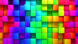 Colorful 3D Cubes