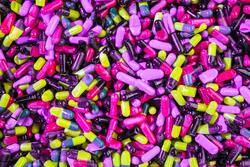 Colorful Capsules Background Image