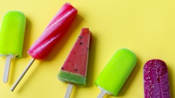 Colorful Ice Pop in Summer