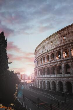 Colosseum Amphitheatre in Rome Italy Mobile Photo