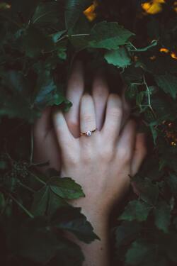 Couple Hold Hand of Each Other Love