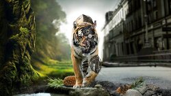 Creative Tiger HD Wallpaper