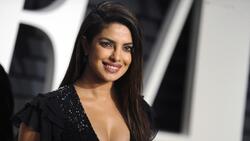 Cute Smile of Priyanka Chopra in Black Dress