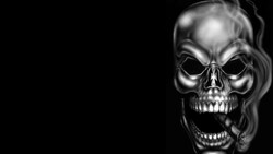 Dark Skull Background