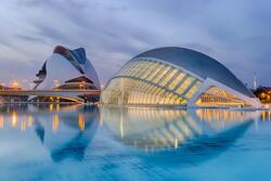Different Shape Building in Valencia Spain