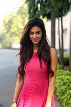 Disha Patani in Pink Dress Photo