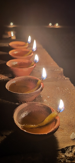 Diya Decoration on Festival