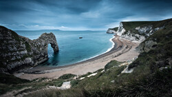 Dorset AONB Nature Preserve in England Photo