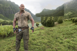 Dwayne Johnson in Jumanji Movie Wallpaper