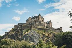 Edinburgh Castle in Edinburgh Scotland 5K Wallpaper