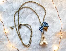 Eiffel Tower Pendant With Chain