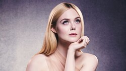 Elle Fanning Scenic 4K Wallpaper