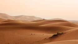 Erg Chebbi Sand Dunes of Morocco Desert Photo
