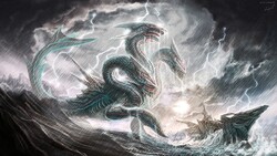 Fantasy Sea Monster Creation 4K