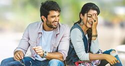 Film Star Rashmika Mandanna with Vijay Deverakonda