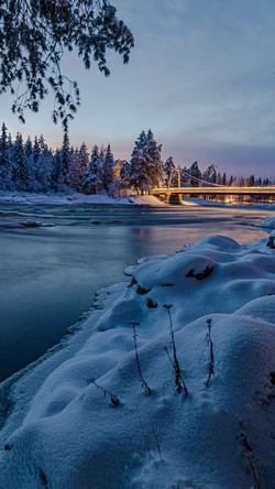 Finland in Winter Mobile Pic