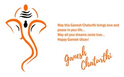 Ganesh Chaturthi Greetings 4K Pic