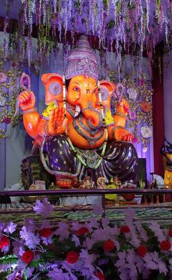 Ganesha Idol During Ganesh Chaturthi