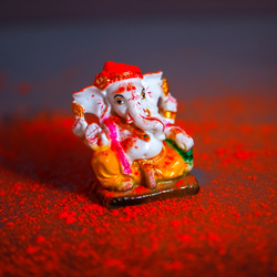 Ganesha in Sindoor