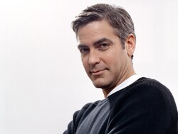 George Clooney Actor In Black Sweater