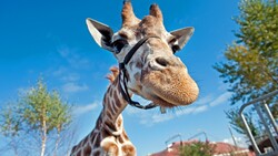 Giraffe Close Up Photo