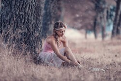 Girl Photography in Forest