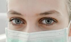 Girl With Beautiful Eyes And Mask