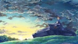 Girls und Panzer Animation Season 4K Wallpaper