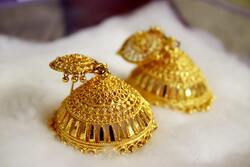 Gold Earring HD Image