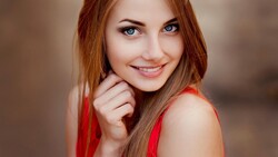 Heart Touching Smile of Blonde Girl
