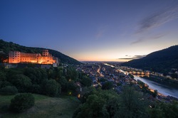 Heidelberg Castle Night View