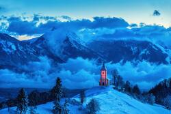 House in Snow Mountain