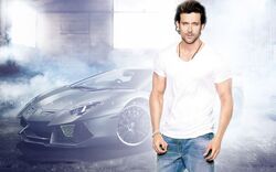 Hrithik Roshan with Car