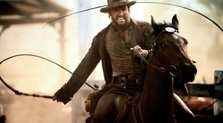 Hugh Jackman Riding A Horse