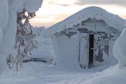 Igloo Home in Winter