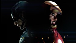 Ironman and Captain America 4K Wallpaper