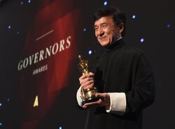 Jackie Chan With Honoury Oscar