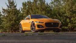 Jaguar F TYPE Yellow Car 4K