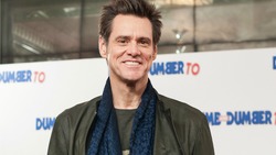 Jim Carrey In Grey Attire