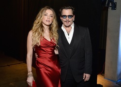 Johnny Depp and Amber Heard 4K Wallpaper