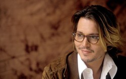 Johnny Depp Wearing Glasses